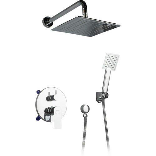 Душевая система без излива встраиваемая AVAPAX Weser хром (AP04192C)