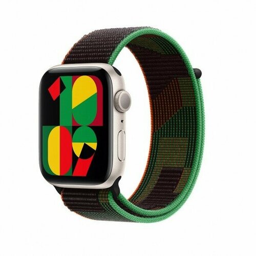 Умные часы Apple Watch SE 2 2023 GPS 44mm Starlight Black Unity Sport Loop 4029000₽