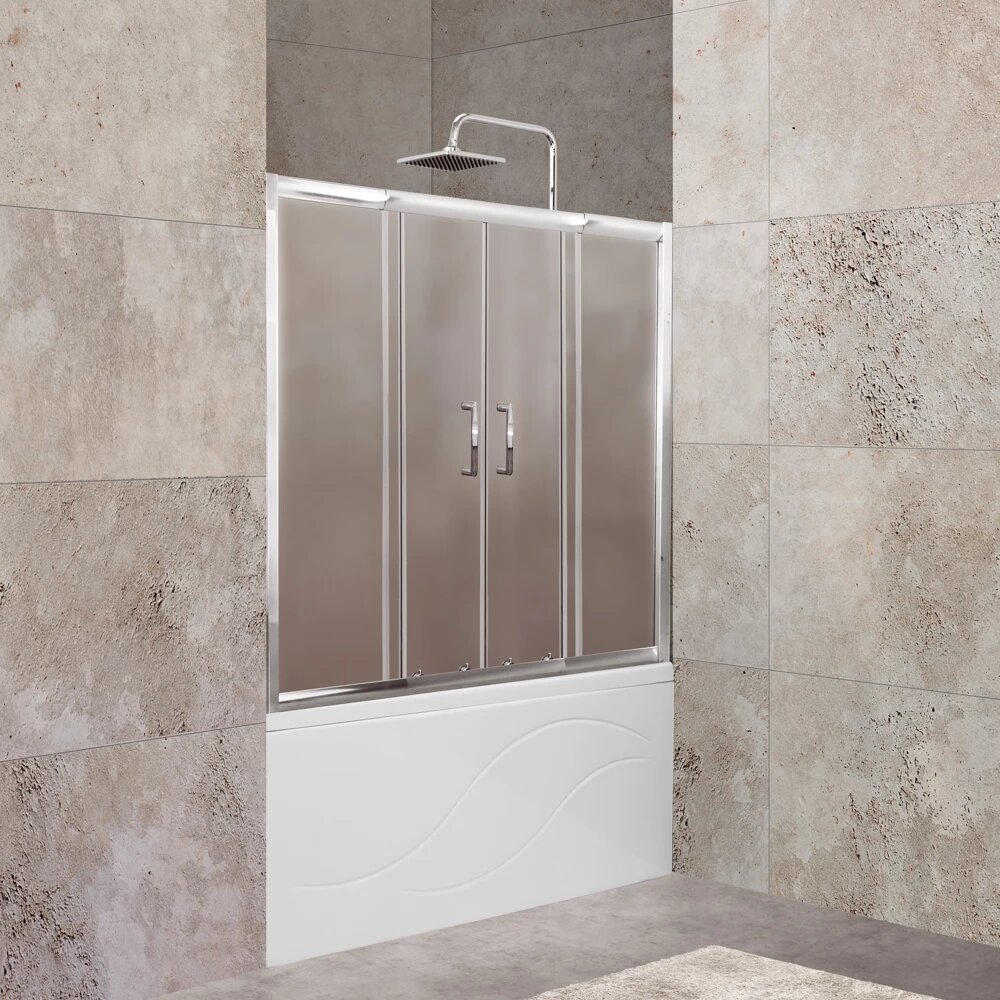 Unique-vf-2-150 180-140-p-cr шторка на ванну Belbagno unique-vf-2-150/180-140-p-cr