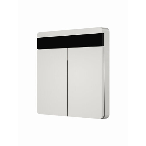Умный выключатель двухклавишный с нулевой линией Xiaomi Linptech Smart Screen Display Switch E2 Zero Fire Double White 3313₽