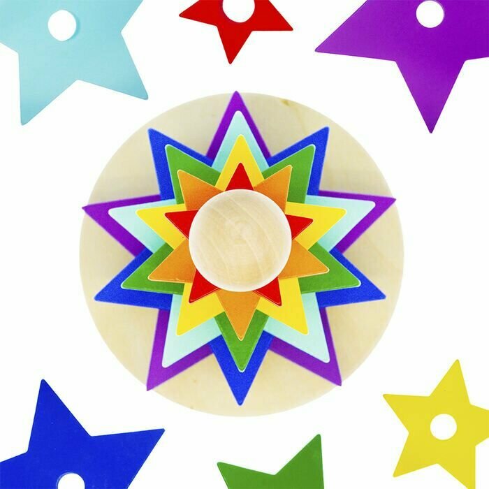 Пирамидка звездочки (7 ярусов) — фото 1