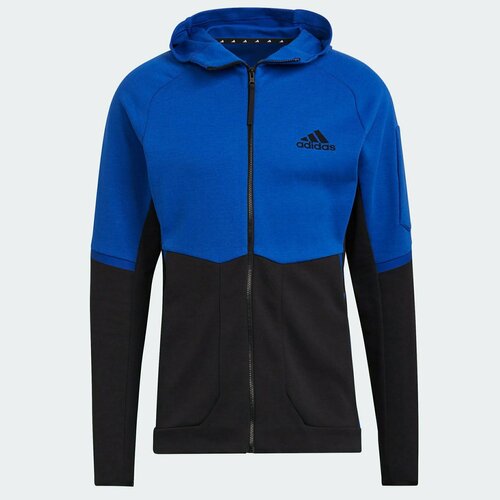 фото Толстовка adidas, размер 2xlt, , черный/синий