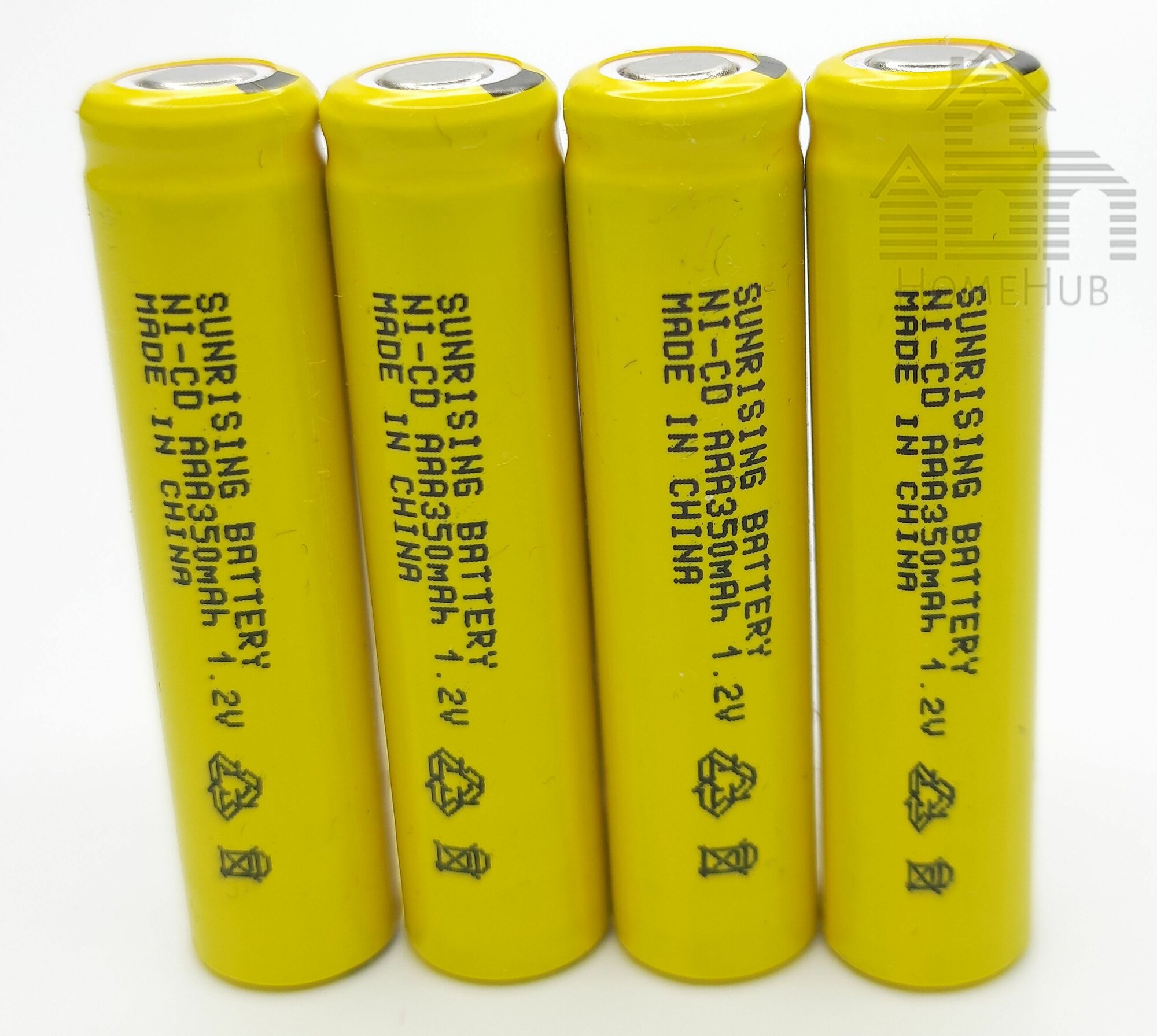 Аккумулятор Sunrising Ni-Cd, ААA, 1.2V, 350mAh, 4шт