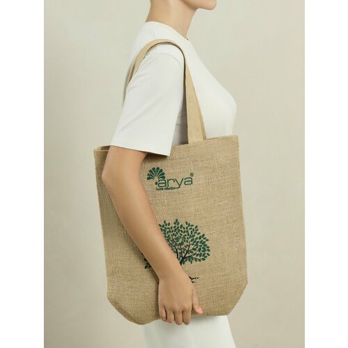 Сумка шоппер Arya фактура плетеная бежевый 329₽