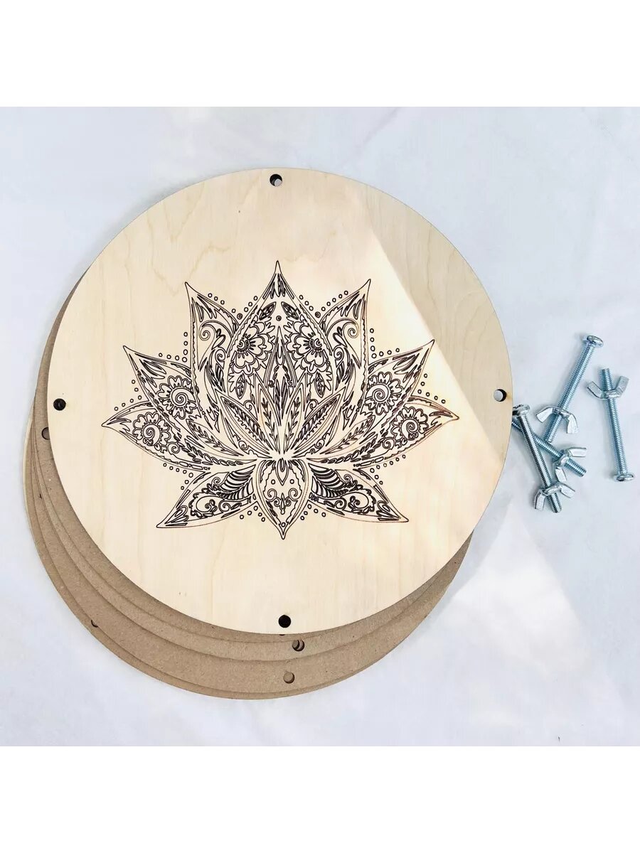 Пресс для гербария Лотос 25 см — фото 1