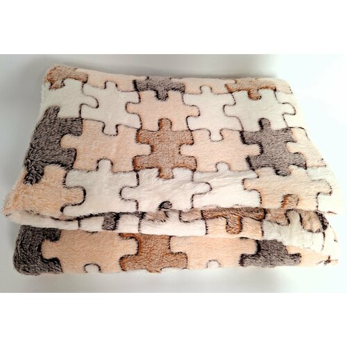 Плед Пазлы серии бамбук 2-х спальный производства blanket Китай 580₽