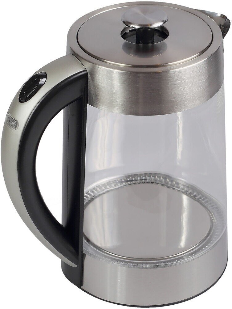 Чайно-кофейный набор Kitfort "КТ-635", заварочный чайник с фильтром, 2200Вт, 1.7л, черный — фото 1