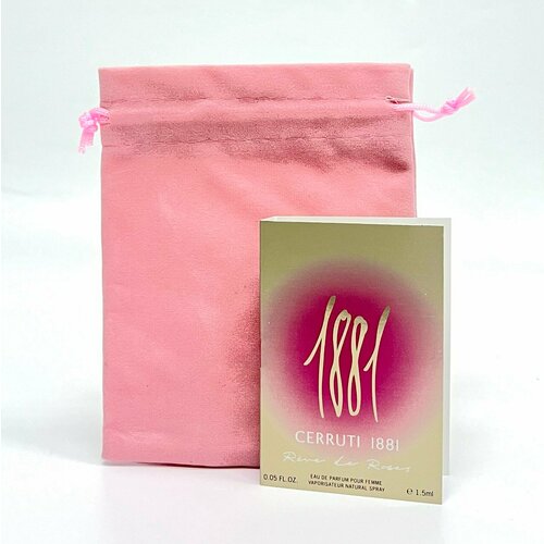 Парфюмерный набор мешочек для парфюма Парфюмерная вода edP CERRUTI 1881 REVE DE ROSES женская 15мл в подарок 450₽