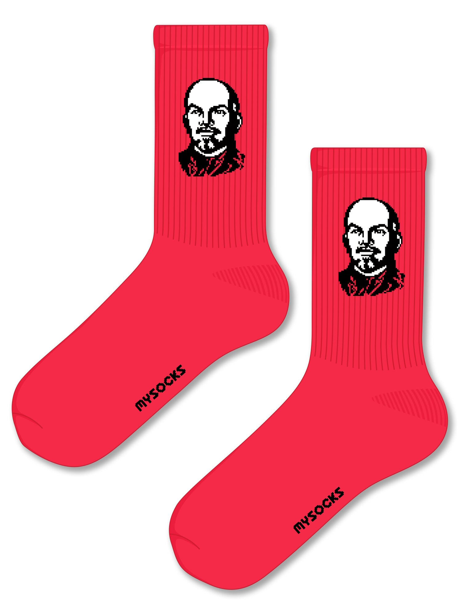 Носки MySocks, размер 36-43, красный