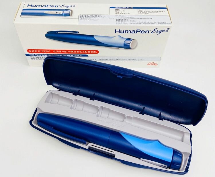 Шприц-Ручки Ручка для инъекций /HumaPen Eli Lilly Euro II/Подходит для картриджей Ринсулин R/Ручка для инъекций