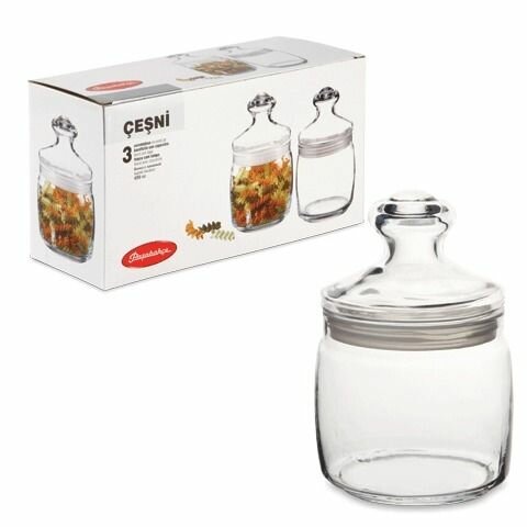 Банки с крышкой "Cesni" для сыпучих продуктов