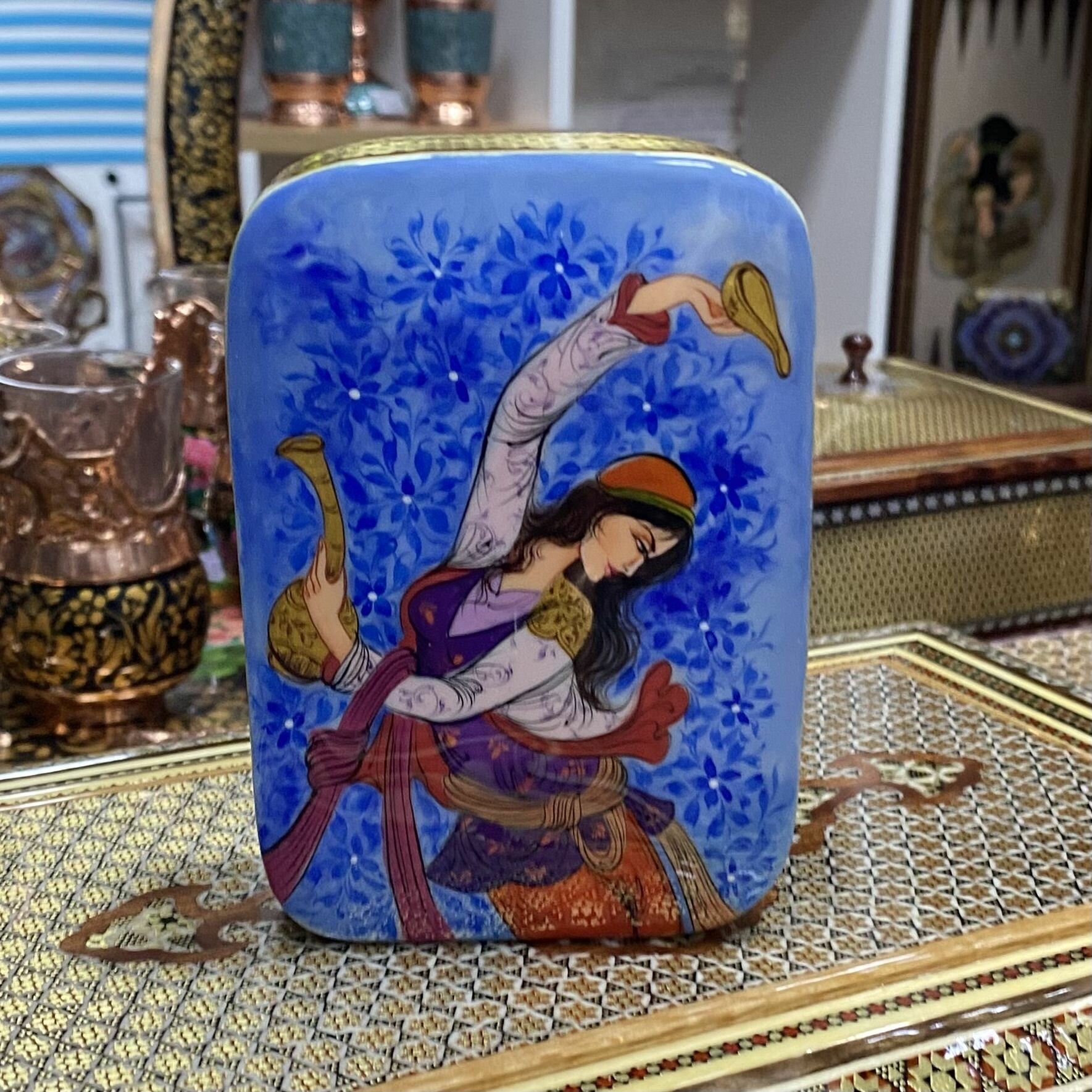 Чехол-футляр Персидский Базар "Иранская ручная работа", дерево, для карт