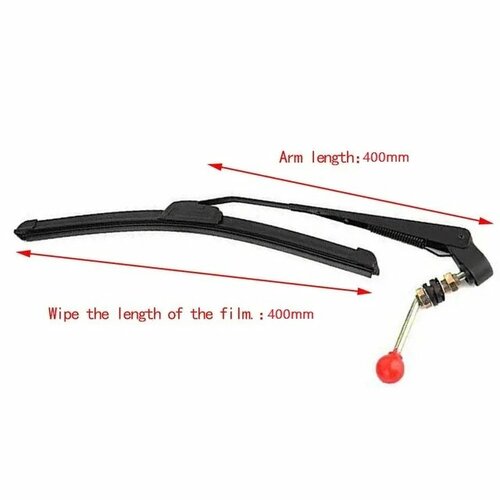 Универсальный ручной комплект стеклоочистителей ручной передний стеклоочиститель для сельскохозяйственных автомобилей квадроциклов UTV комплект автомобильных салфеток 450400 мм 400mm 1426₽