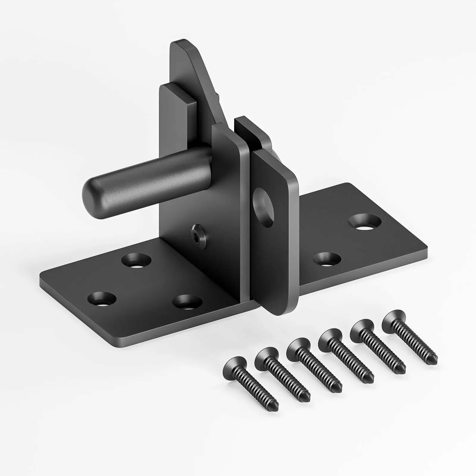 Автоматическая защелка для ворот черная 1 Pack