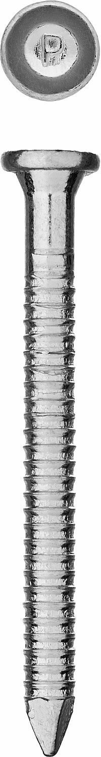 Гвозди ЗУБР 60 x 4 мм цинк 5 кг ершеные с конической головкой (305160-40-060)