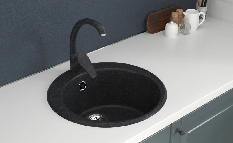 Мойка кухонная Mixline ML-GM18 64х49 см, серая - фото №6