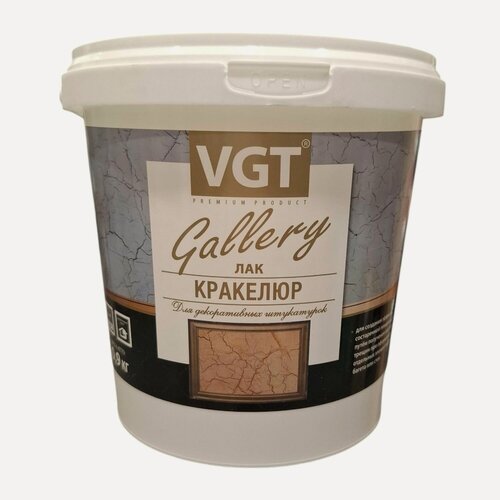 Изображение товара Лак кракелюр для декоративных эффектов VGT Gallery (0,9кг)