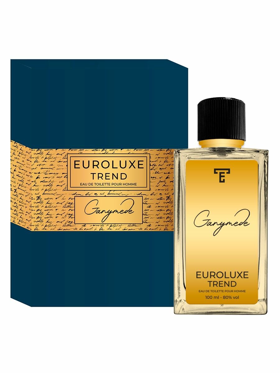 Туалетная вода Euroluxe Ganymede trend  мужская  древесный аромат  100мл