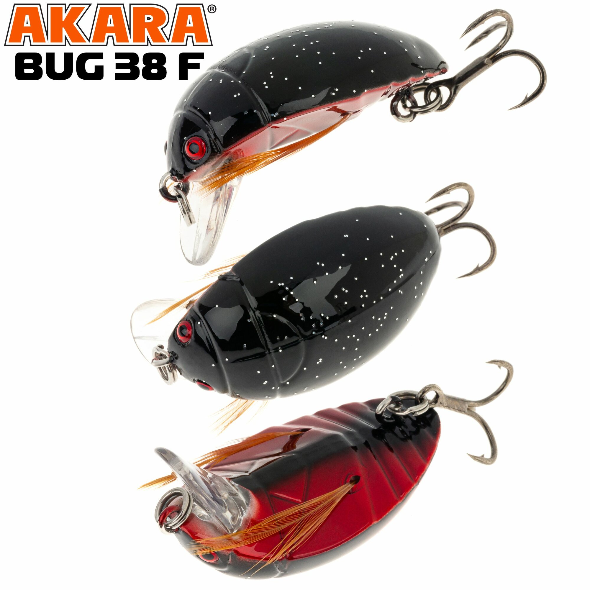 Воблер Akara Bug 38F 4 гр. 09 — фото 1
