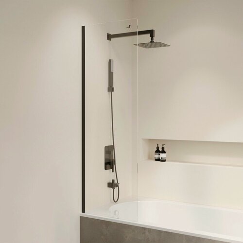 Изображение товара Шторка для ванны RGW SC-056B, прозрачное стекло, толщина 6 мм, 400