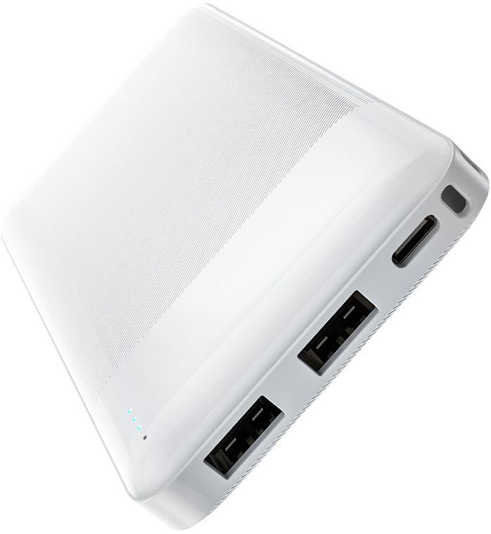 Повербанк Power bank для телефона J72 White 10000mAh