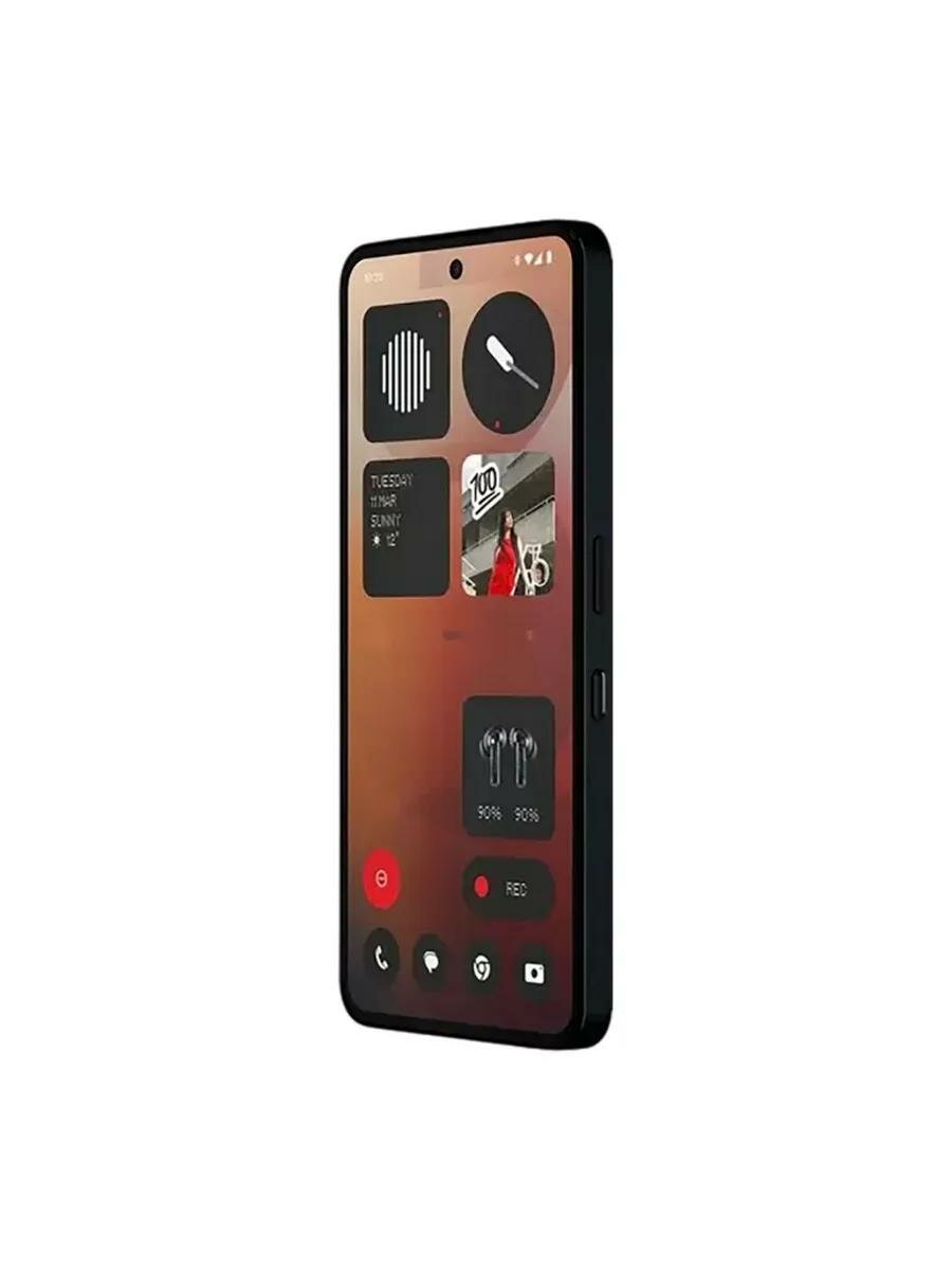 Смартфон Nothing phone (3a) 12/256GB Global, Dual nano SIM, Black — фото 1