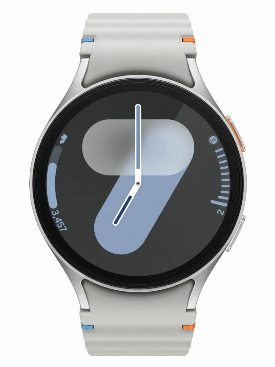 Samsung Смарт-часы Galaxy Watch 7, SM-L310, Wi-Fi, 44 мм, серебряный — фото 1