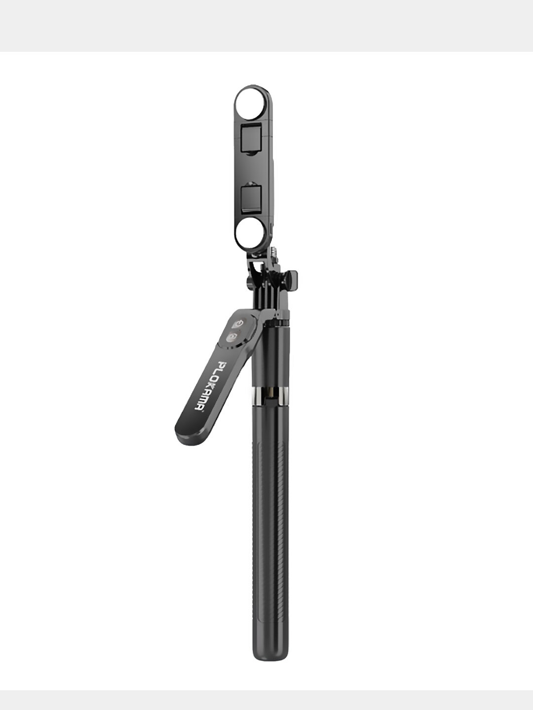 Стойка штатив, селфи палка + LED лампа, для прямых трансляций, 170 см — фото 1