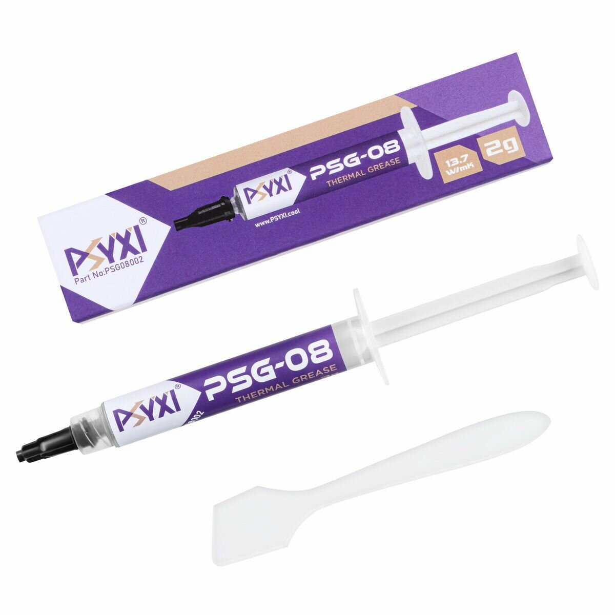 Термопаста PSYXI PSG-08 2 грамма 13.7 Вт/мК
