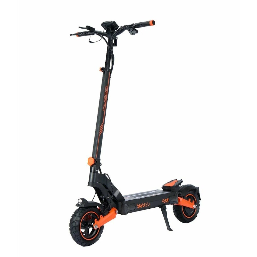 Электроcамокат Kugoo Kirin F3 plus черный, 1000w/ 48v/ 20.8ah складной — фото 1