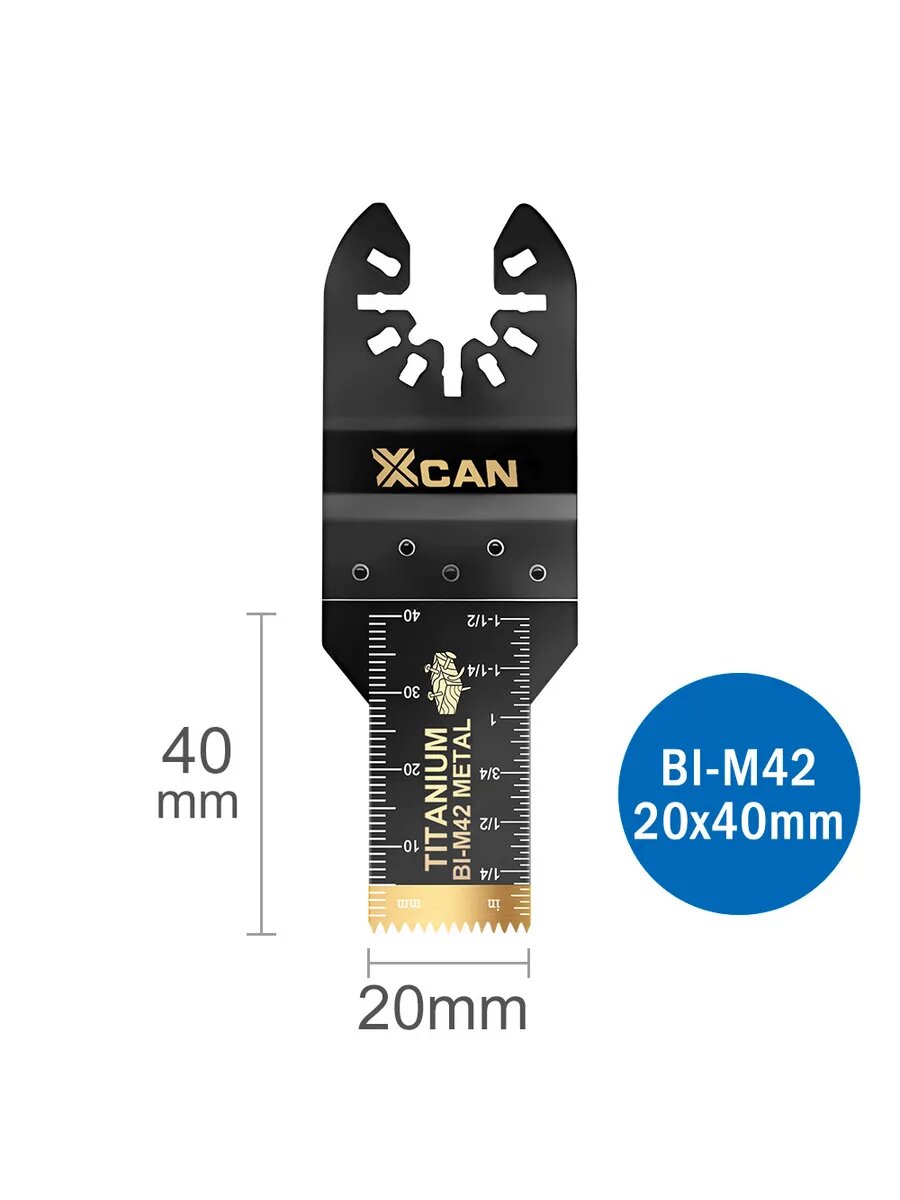 Титановые насадки по металлу дереву для реноватора 20х40 мм