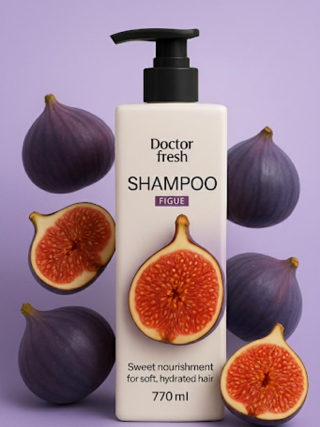 Шампунь Doctor Fresh, для всех типов, натуральный уход, 770мл