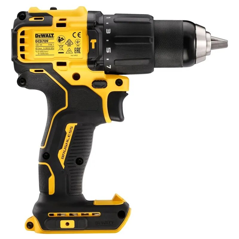 Аккумуляторная дрель-шуруповерт DeWALT DCD709M2T-QW — фото 1