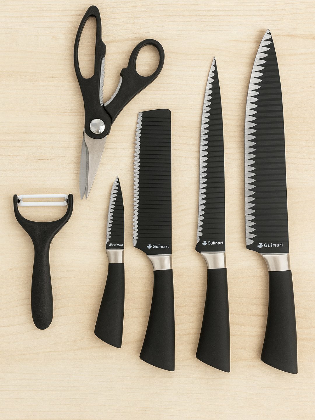 Набор кухонных ножей Culinart 7 предметов — стиль, острота и удобство в одном комплекте