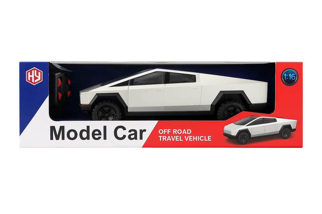 Игрушечная машинка Cybertruck, модель автомобиля 1:16, внедорожник Off-Road, металлический корпус