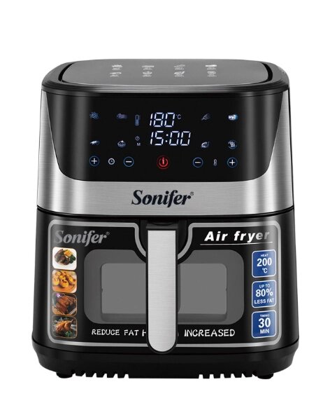 Sonifer SF‑1034 — это аэрофритюрница / воздушная мультипечь (air fryer) от бренда Sonifer — фото 1