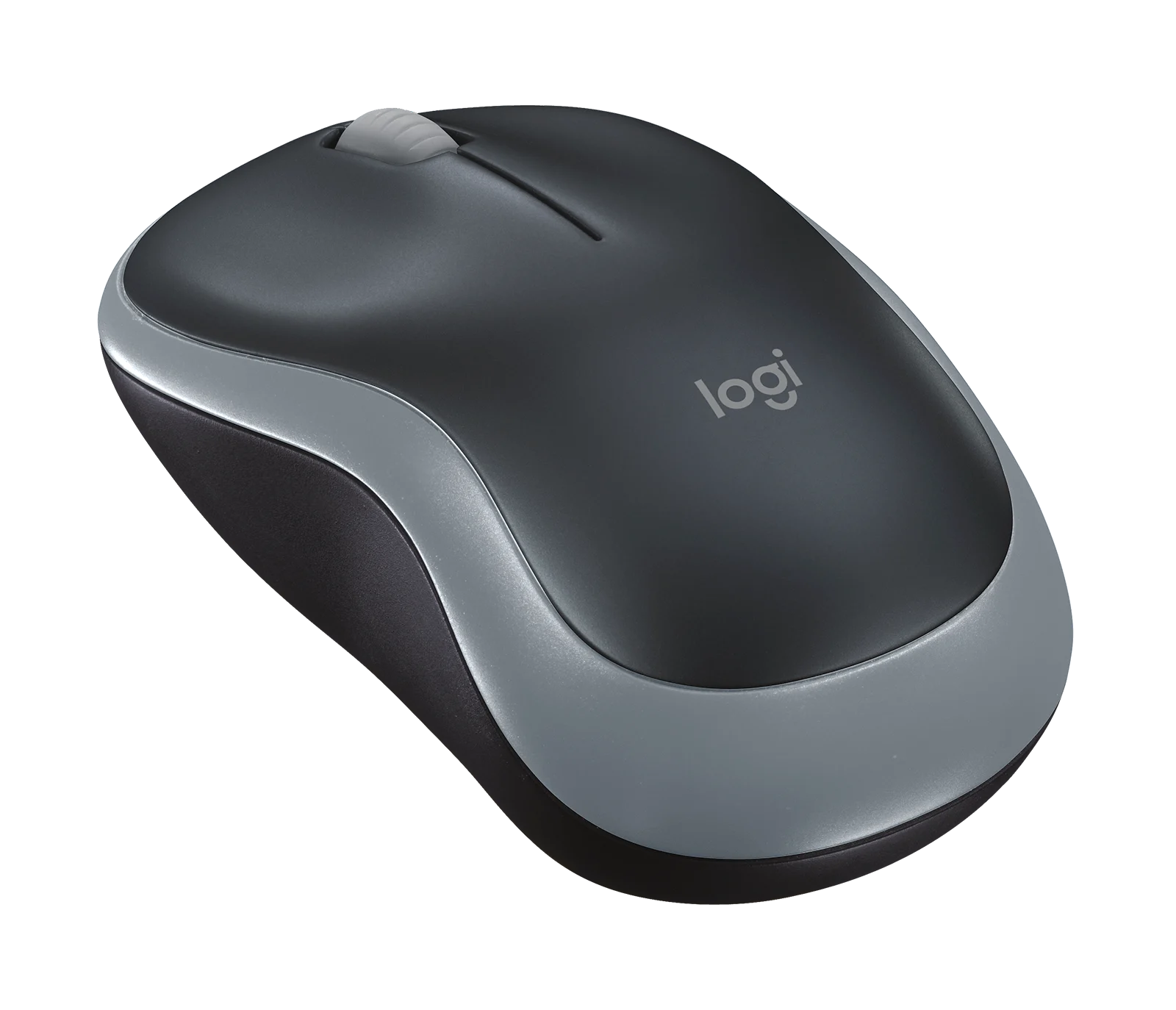 Беспроводная компактная мышь Logitech Wireless Mouse M185, черный/серый — фото 1