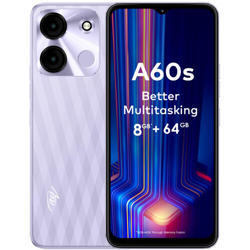 Смартфон Itel A60s 4128 ГБ фиолетовый 1310300₽