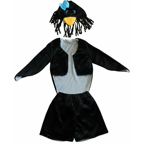 Карнавальный костюм детский Пингвин/сорока глаша LU1781 InMyMagIntri 110-116cm