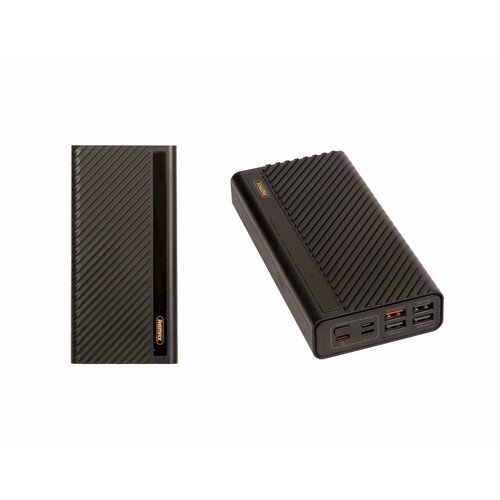 Powerbank Внешний аккумулятор REMAX RPP-197 Hunyo II QC 225W PD 18W Multi-Compatible Fast Charging Power Bank 30A 30000mAh черный 286100₽