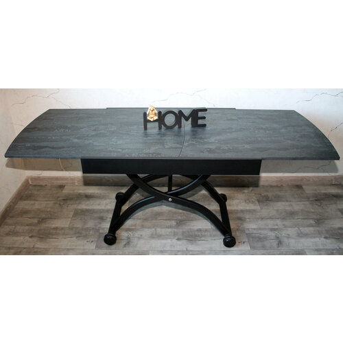 Стол-трансформер Галант М с подъемным механизмом, Угольный камень