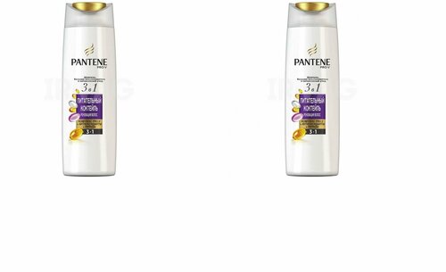 Pantene Pro-V Шампунь 3в1 Питатель коктейль Реновация вол, 360 мл,2 шт