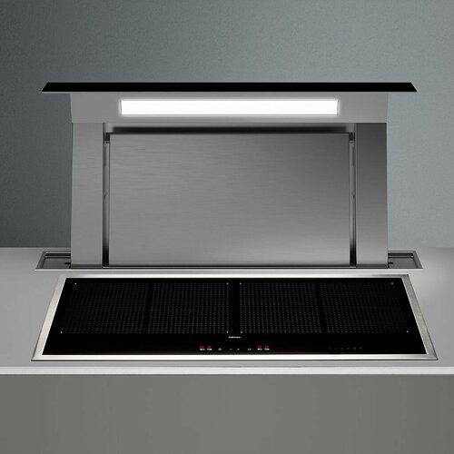 Встраиваемая вытяжка в столешницу Falmec DOWNDRAFT GLASS 90 Black NO MOTOR 27192000₽