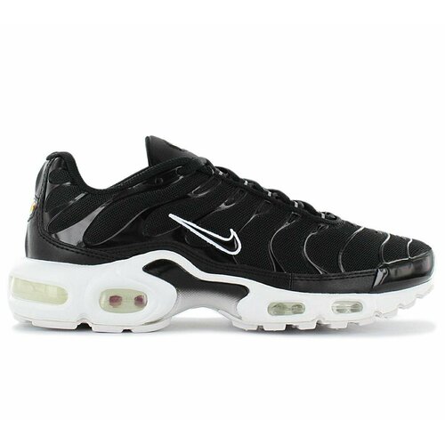 Кроссовки NIKE Air Max Plus, полнота 10, размер 8US, черный, белый