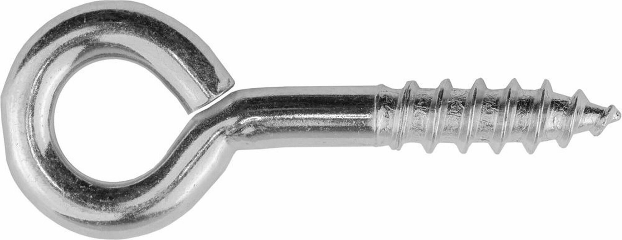 Петля-шуруп Европартнер нержавеющая сталь для дерева 30х14х48 мм 2 шт