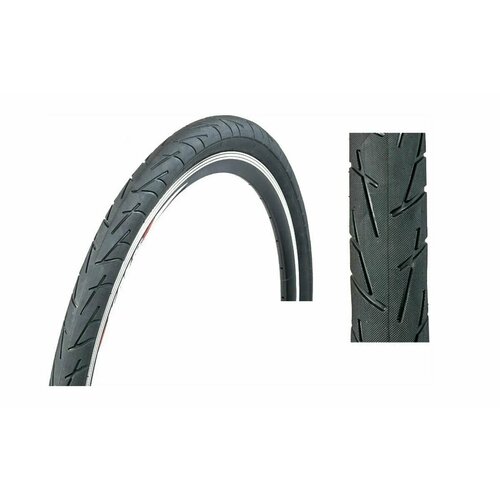 фото Покрышка chao yang 26х 1.95 (50-559) h-5207, антипрокол rhino skin, слик, черная chaoyang