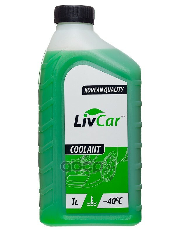 фото Антифриз Готовый Livcar Coolant Green -40 (1Л) LivCar арт. lca40-001g