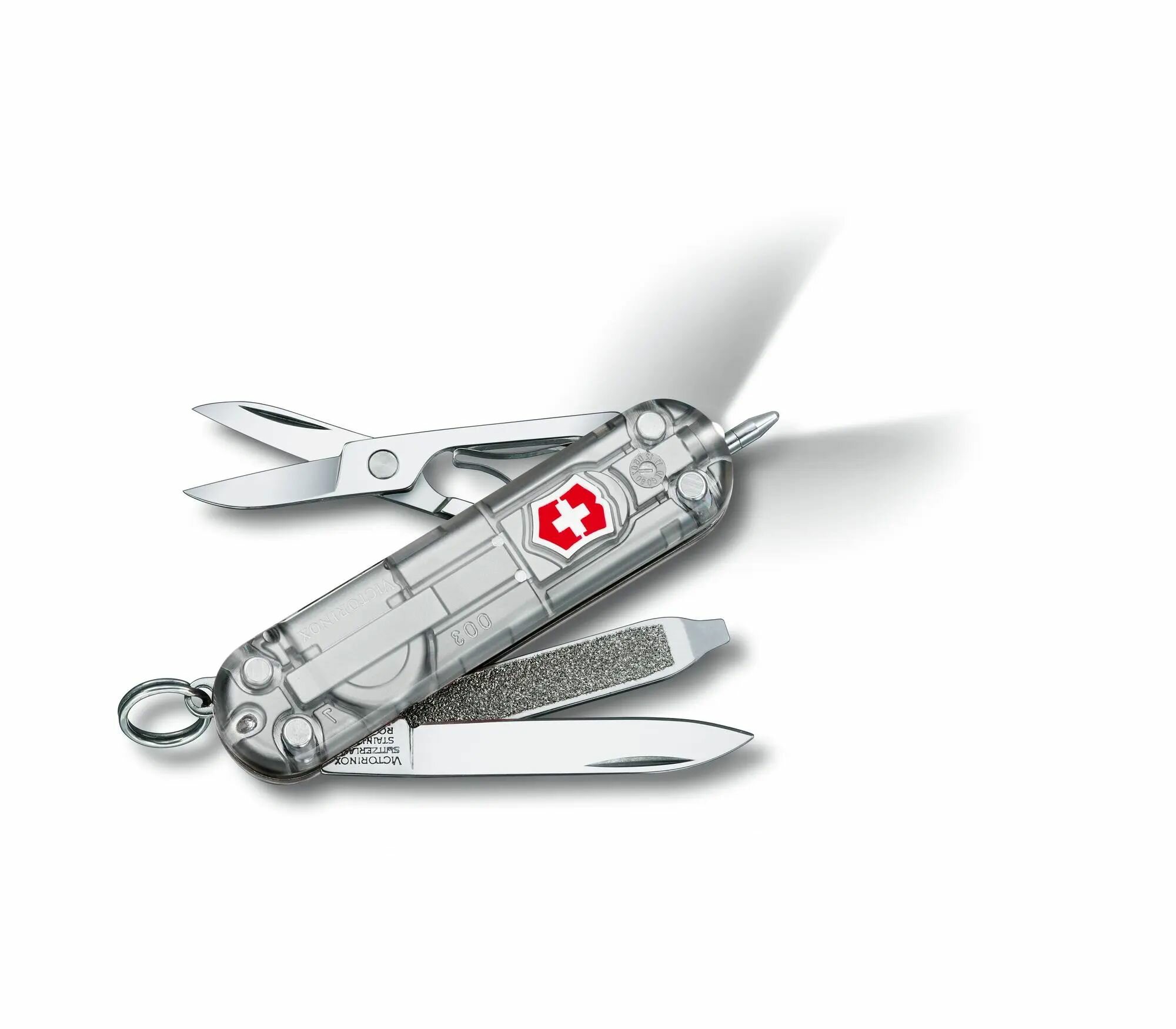 Нож-брелок Victorinox Classic Signature Lite, 58 мм, 7 функций, серебристый 0.6226. T7