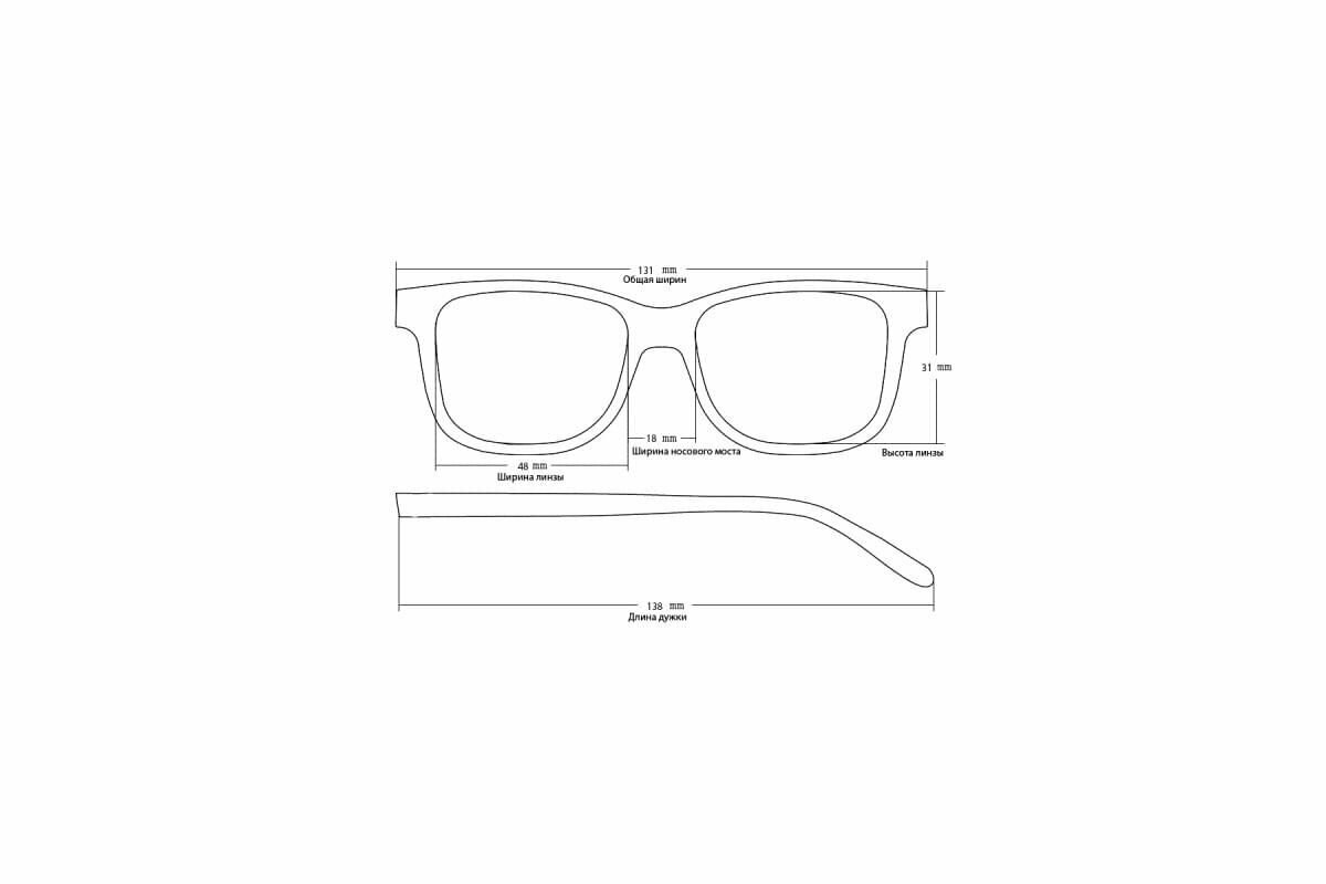 Готовые очки Восток 8808 Черные (Лектор металл) +2.75