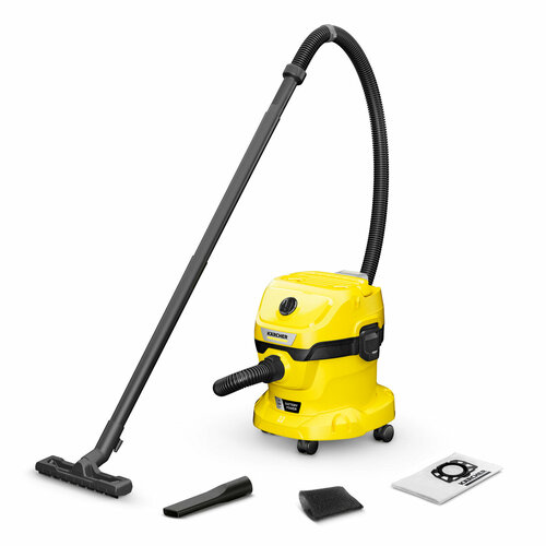 Karcher WD 2-18(1.628-500.0)для сбора сухого и влажного мусора с функцией выдувания